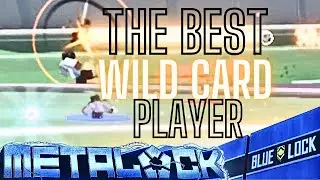 The BEST WILD CARD PLAYER in META LOCK! PRO DRIBBLE MOVES! (Roblox) #bluelock #metalock #roblox