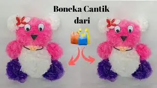Ide kreatif membuat Boneka dari plastik kresek