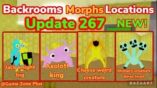 GET ALL MORPHS IN UPDATE 267, ROBLOX BACKROOMS MORPHS  #backrooms #roblox #youtubeshorts