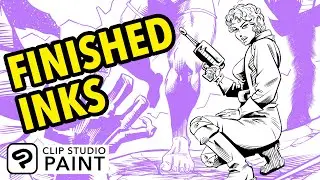 Pencils To Inks: Cover Art Process With Real-time Comments