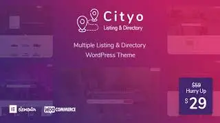 Cityo - Multiple Listing Directory WordPress Theme | Themeforest Website Templates and Themes