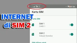 Cara Mengganti Jaringan Data Seluler dari Sim1 ke Sim2 Untuk Internet Semua Jenis Android