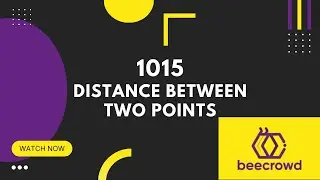 1015 - Distance Between Two Points | Beecrowd Problem Solution Tutorial