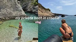 private boat day in CROATIA