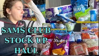 SAMS CLUB STOCK UP HAUL