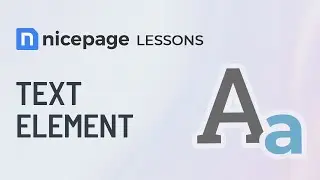 Nicepage Lessons: Text Element
