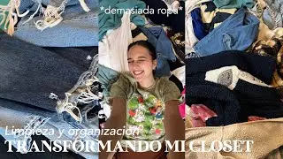 ORDENANDO MI CLOSET: Limpieza & organización *extrema*