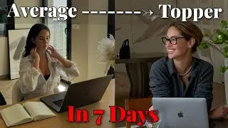 Go from AVERAGE to TOPPER in 7 Days 📚💯🧠