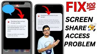 someone has access to your screen message problem | fix you're sharing your screen with someone