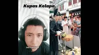 Cara Ngupas Kelapa Agar Utuh @arixvlog