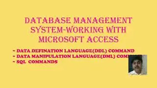 DATABASE WITH ACCESS SQL COMMANDS ALL 5 OF 1
