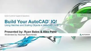 Webinar: Using Hatches and Scaling Objects in AutoCAD 2018 | AutoCAD