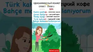 Одноаффиксный изафет в турецком языке