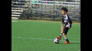 Youth Soccer Player Sebastian Richardson at 10 years old