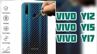 How To install Carbon Sticker Skin For Vivo Y12/Y15/Y17