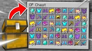 Minecraft, But Chests Gives OP Items...