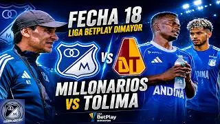 EN VIVO: MILLONARIOS VS DEPORTES TOLIMA, FECHA 18, LIGA BETPLAY DIMAYOR 23/04/2026