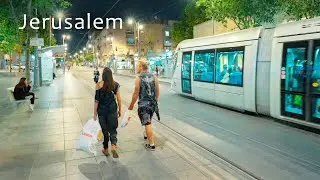 Nighttime Jerusalem is beautiful, even during times of war.