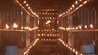 ಮಕರ ಸಂಕ್ರಮಣ ರಾತ್ರಿಯ ದೀಪಾರಾಧನೆ || PUNAROOR VISHWANATHA TEMPLE