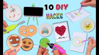 10 DIY - COOL HACKS YOU CAN DO AT HOME - Funny Things You Can Do In 5 Minutes