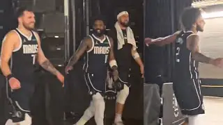Luka Doncic, Irving & the Mavericks GO WILD Immediately after a Big Win vs Memphis Grizzlies