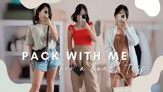 Pack with Me for a Beach Road Trip! 🏖️ | Outfits I’m Bringing for 5 Days in Ocean City