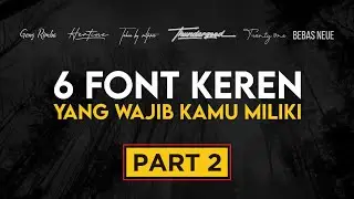 Font Keren Buat Quotes Yang Wajib Dimiliki Desainer Grafis PART 2 | FREE DOWNLOAD FONT