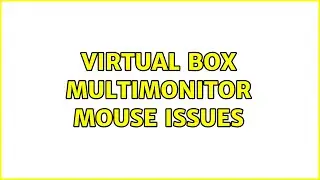 Virtual Box Multimonitor Mouse issues