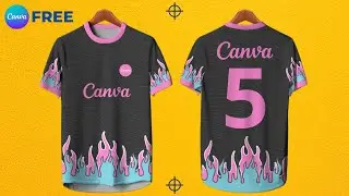 CREATE A JERSEY DESIGN IN CANVA | NO NEED FOR CANVA PRO‼️