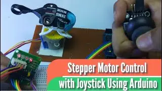 28BYJ-48 Stepper Motor Control with Joystick Using Arduino