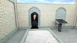 Баянаул, 18 июля 2024 года, чтение корана у мазара известного учёного Казахстана Оспанова Хабибулла.