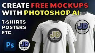Create Mockups W/ Photoshop Generative AI FOR FREE!
