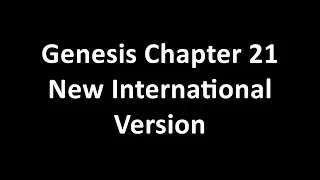 Genesis Chapter 21 NIV