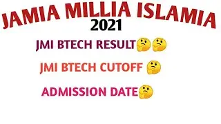 JMI Btech result 2021 | jmi btech Cutoff list 2021 |jmi btech result 2021 | best engineering college
