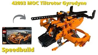 LEGO MOC Tiltrotor Gyrodyne alternate of 42093 Chevrolet Corvette ZR1Speedbuild