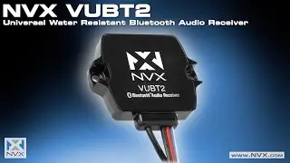 NVX VUBT2 Universal Water Resistant Bluetooth Audio Receiver