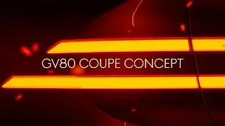 Introducing the GV80 Coupe Concept | Voici le concept Genesis GV80 Coupe