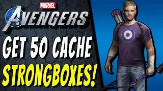 OPEN 50 CACHE STRONGBOXES FAST! Marvel's Avengers Treasure Trove Trophy/Achievement Guide