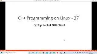 C++ Programming on Linux  using QTcpSocket build GUI TCP Client