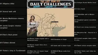 Ram's Head James Langton Bonnie MacFarlane Alligator Turkey Madam Nazar Locations Daily Challenges