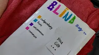 Making a blind bag for my sister
