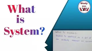 What is System || Definition ||In Information System || In Hindi||BCA||
