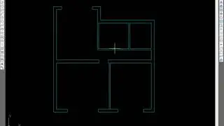 AutoCAD  How to use commands for architectural floor plan