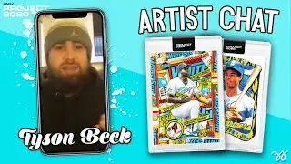 Hanging with Topps Project 2020 Artist Tyson Beck
