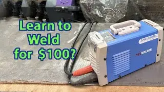 Can you learn to weld with just a $100 welder and some Youtube?  Yeswelder Arc 205DS Stick Welder