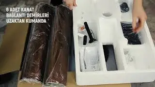 Alsanfan Illuminated Ceiling Fan Box Content