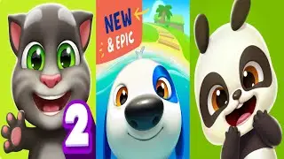 My Talking Tom 2 Vs My Talking Hank 2 Vs My Talking Panda 2