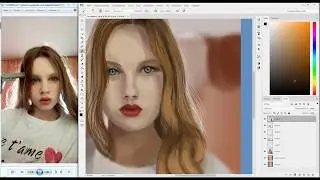 [SPEEDPAINT] Girl by Milionna