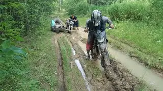 жесткие покатушки на питбайке и на иже