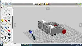 lego digital designer. Робот пятиминутка